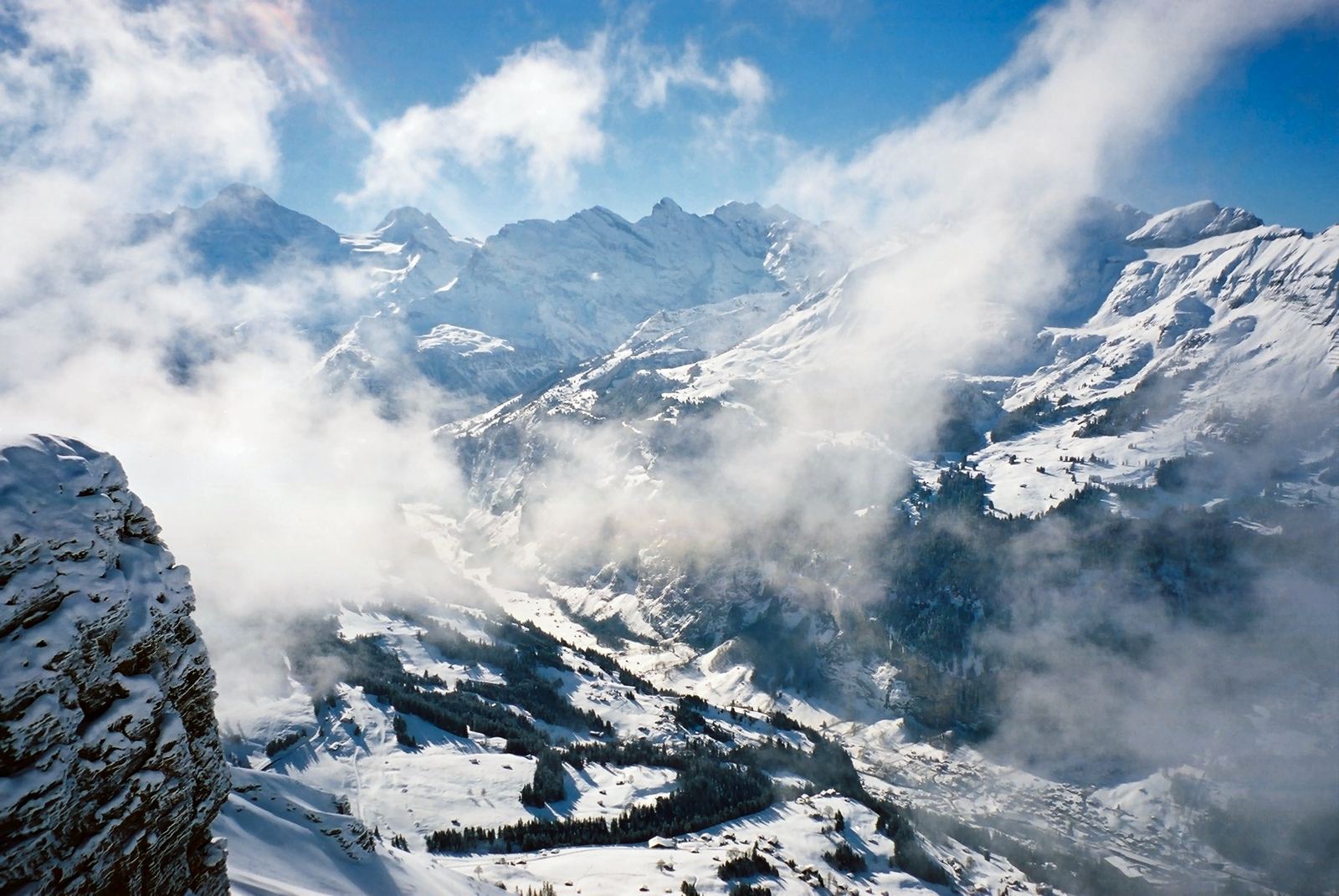 Wolken über dem Lauterbrunnental