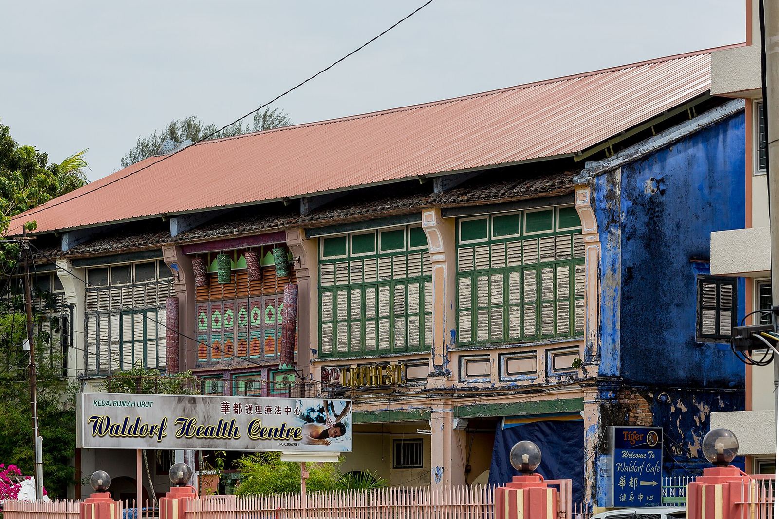 Altes Shophouse in George Town, Penang